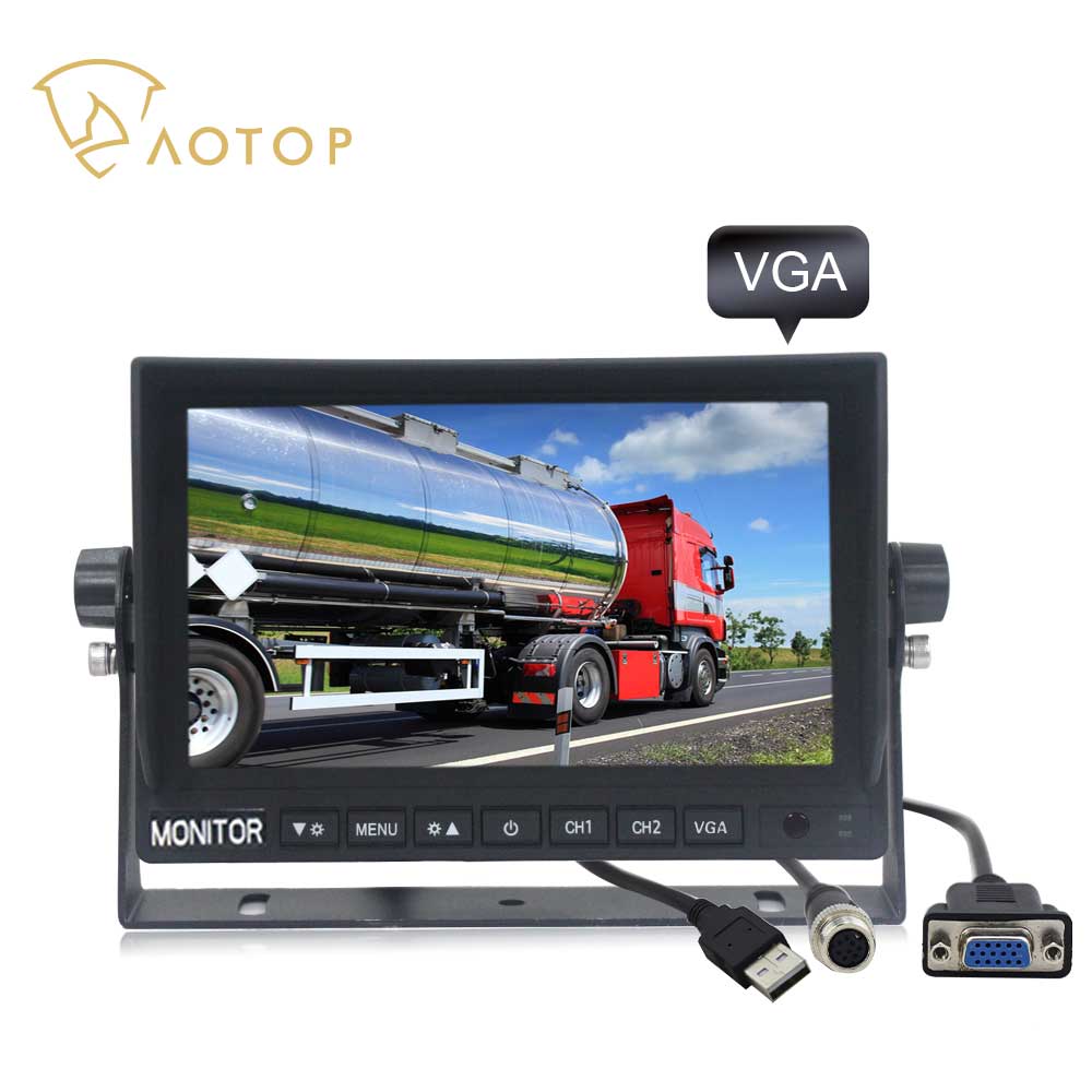 CM-709VGA 7inch Car Monitor with Touch Screen,VGA, USB