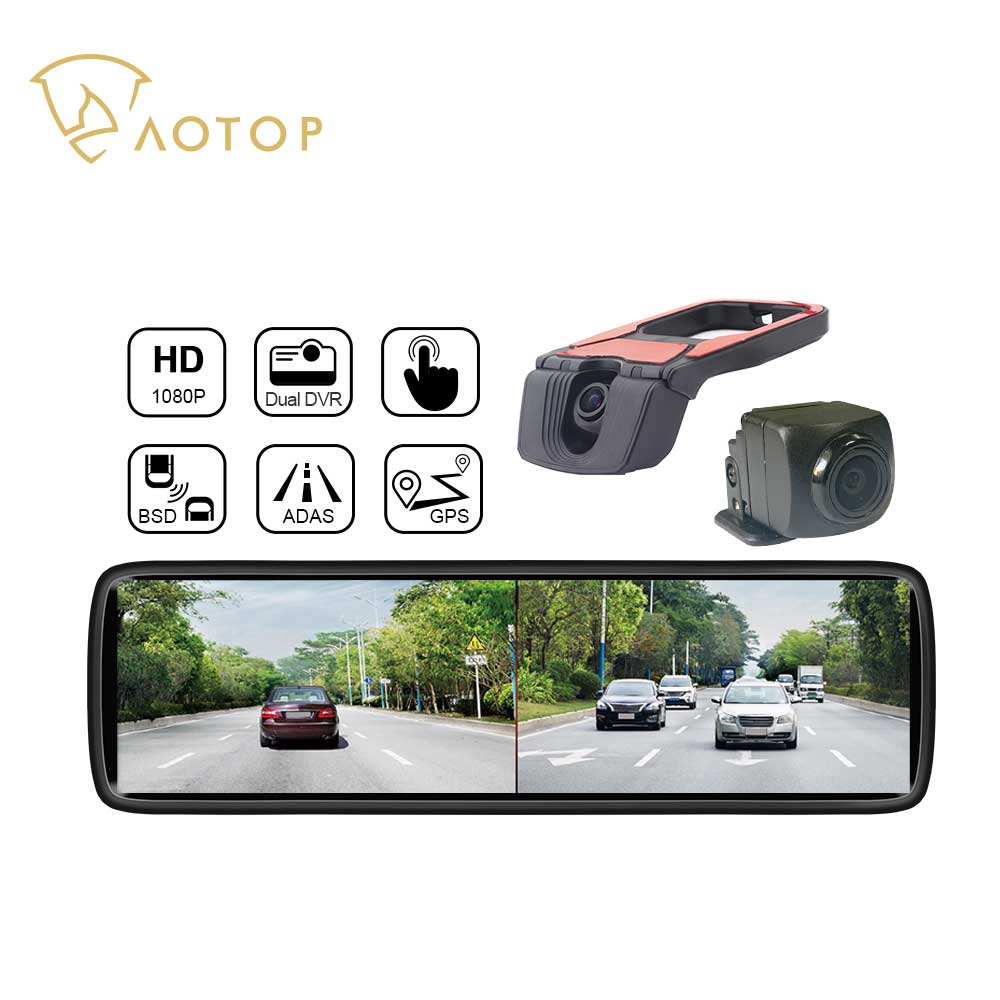 NEW T95 ADAS BSD Full Screen Rear View Mirror Monitor with Over 100+ Bracket for option 