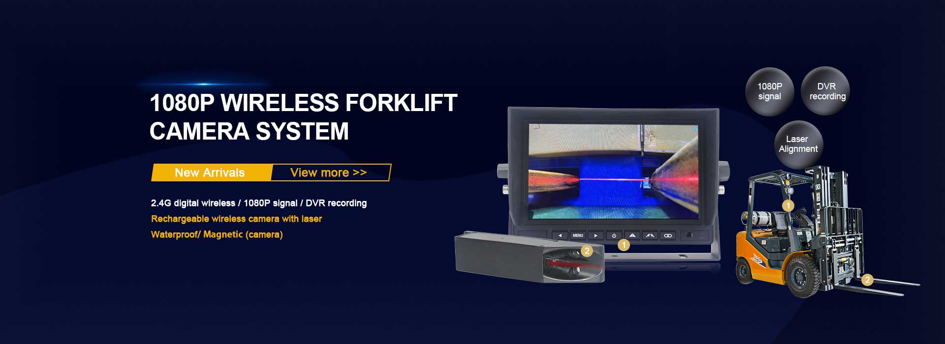 1080P Wireless Forklift  Camera System