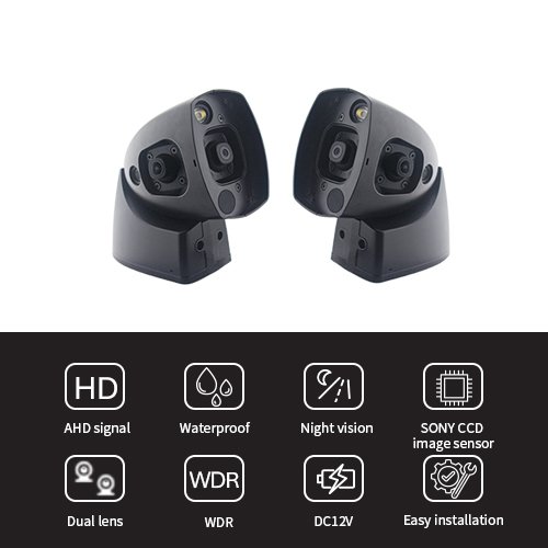 Short Arm 1080P Side View Camera for Bus Features