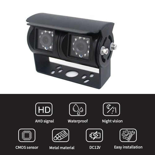 1080P Dual Lens Rear View Reversing Camera Features