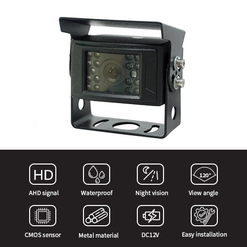 1080P Truck Backup Camera with 17 IR Light Features