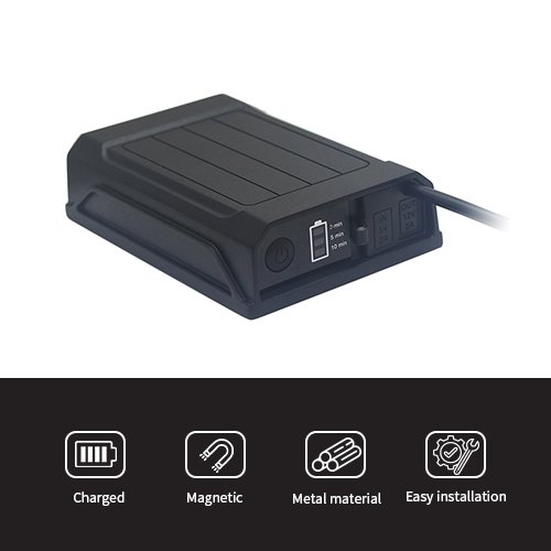 Magnetic Base Vehicle Rechargeable Battery Pack 12800mAh Features