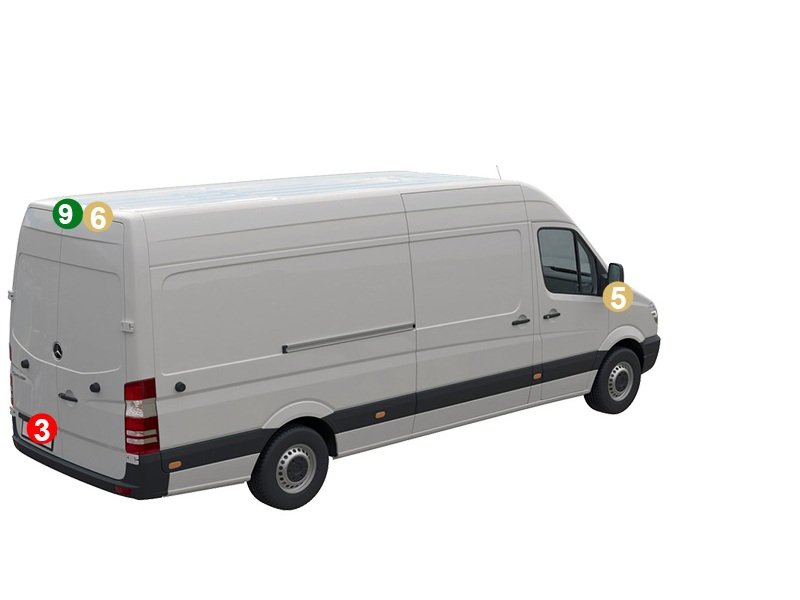 Delivery Truck Camera System Rear