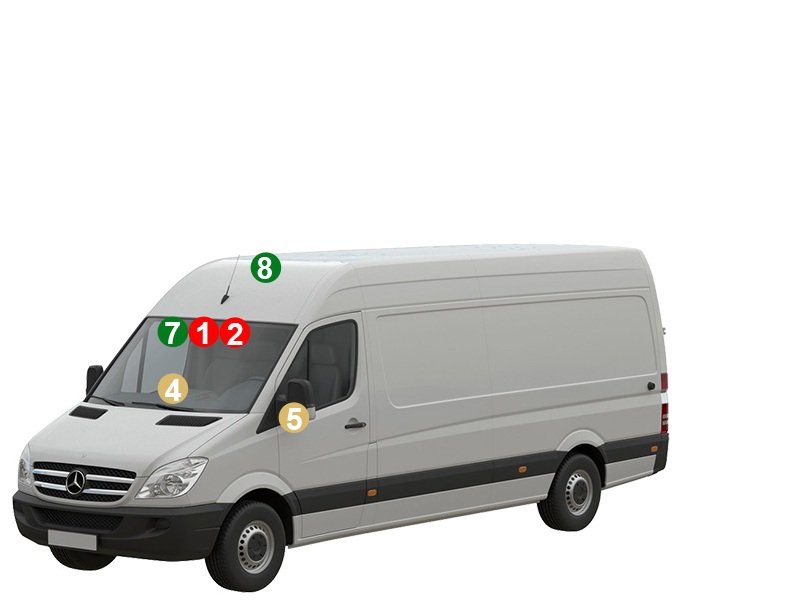 Delivery Truck Camera System Front