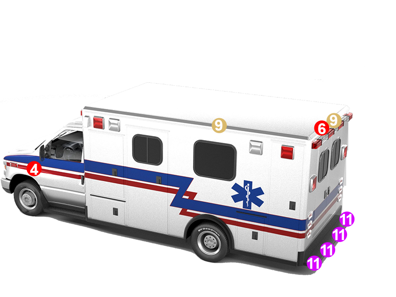 Ambulance Camera System Rear
