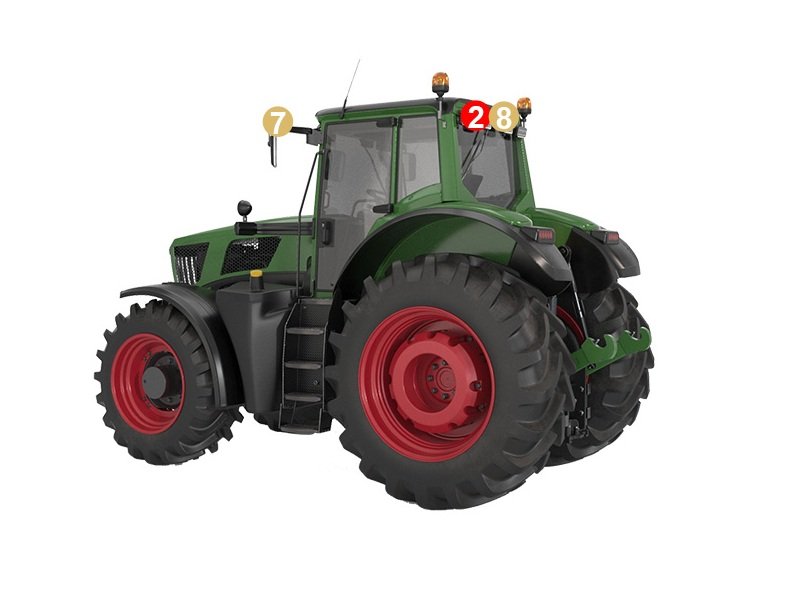 Tractor Camera System Rear