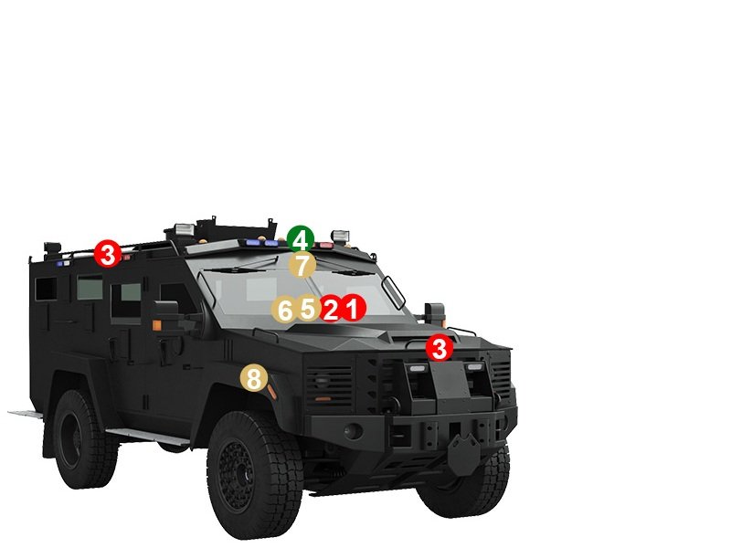 SWAT Vehicle Camera System Front