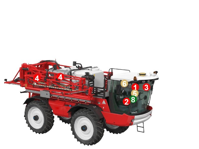 Crop Sprayer Camera System Front