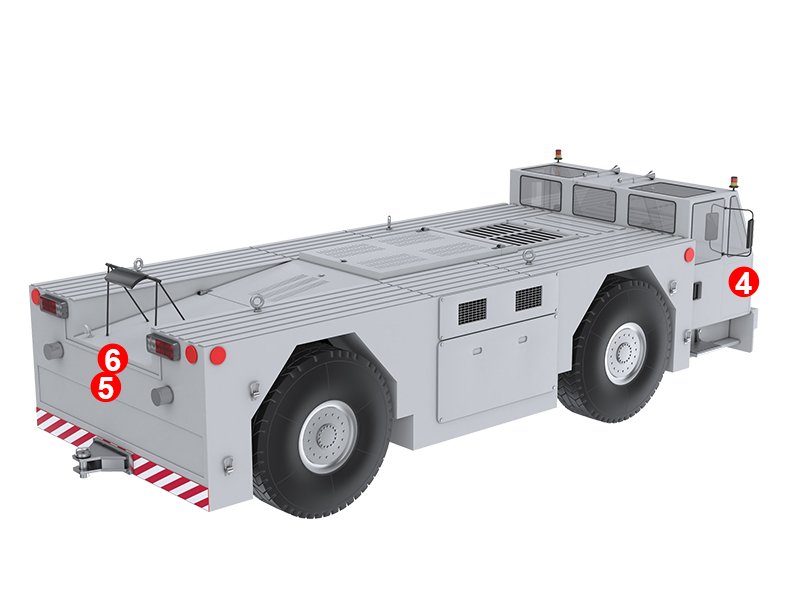 Aircraft Pushback Tug Camera System and Safety Solutions