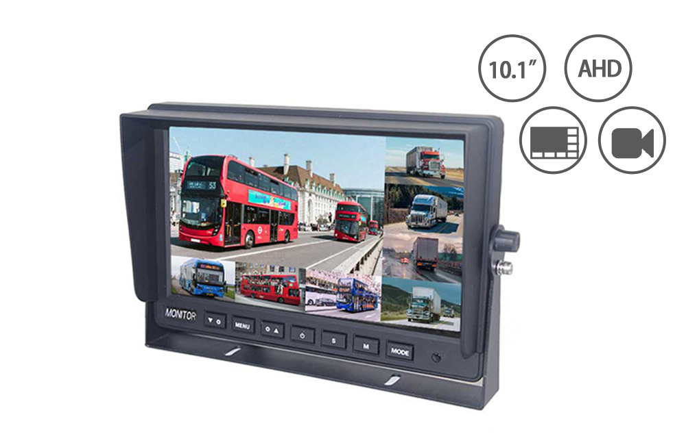 10.1 Inch HD 8 Views Video Recording Monitor (DVR Monitor)