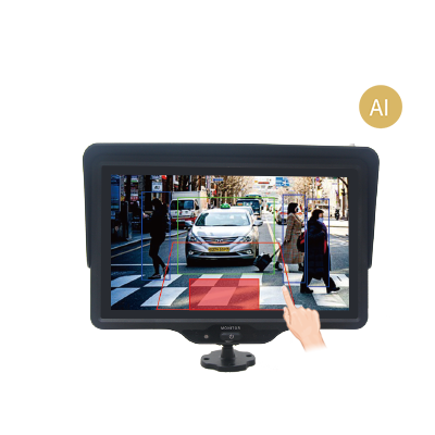 10.1 Inch 4CH AI Blind Spot Detection Car Monitor