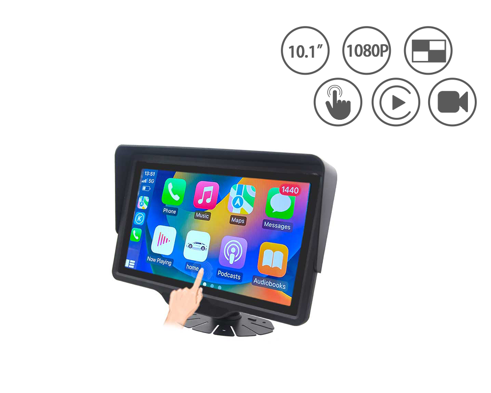 10.1 Inch LCD Super Screen Wireless Vehicle CarPlay Monitor