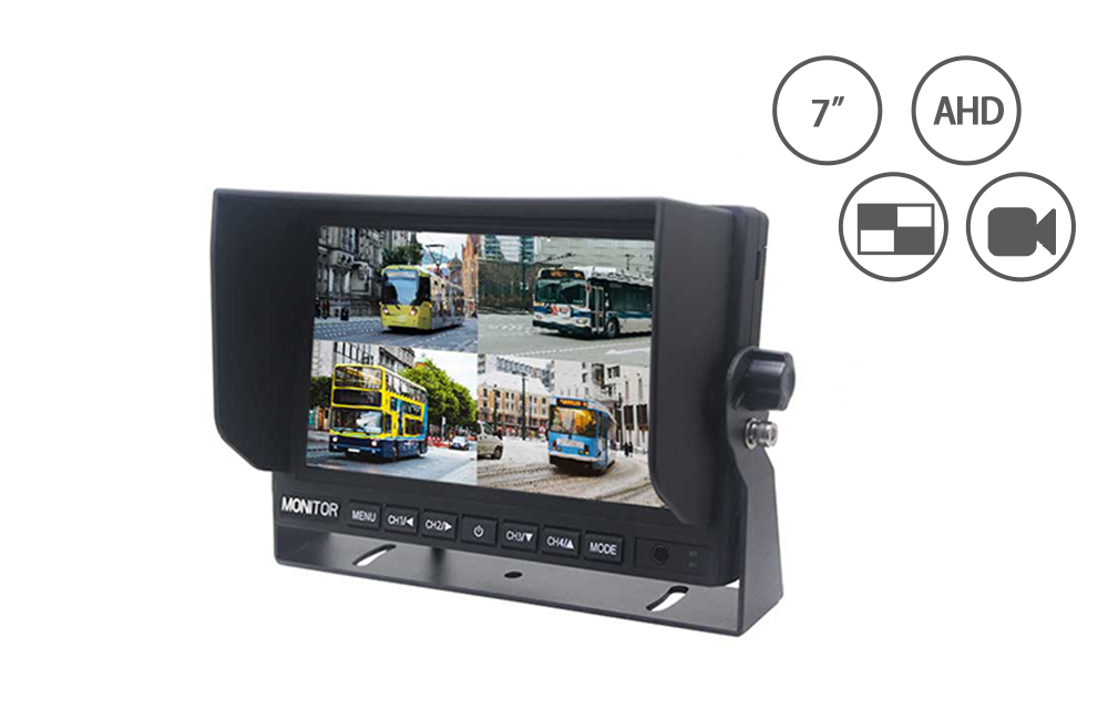 Best 7 Inch HD Quad DVR Recording Monitor (DVR Monitor)