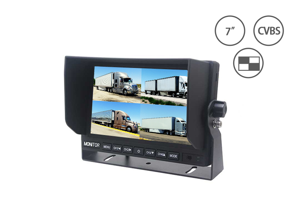 7 Inch Quad View Monitor with Digital Screen (Quad View Monitor)