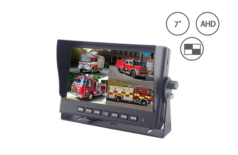 7 Inch Quad View HD Vehicle IPS LCD Monitor (Quad View Monitor)
