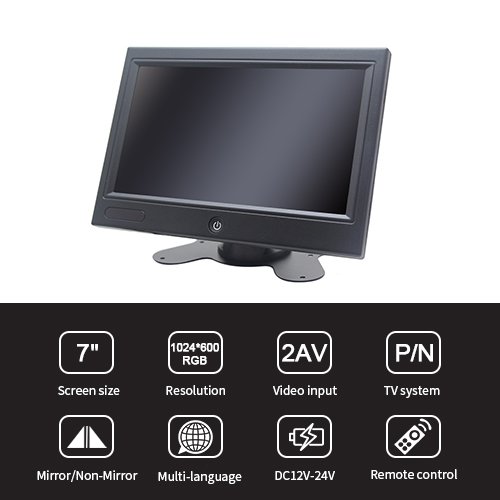 7 Inch AHD IPS Rear View Monitor for Truck Features