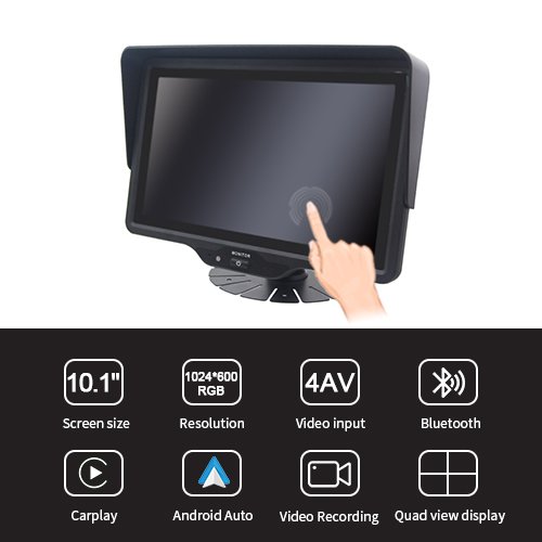 10.1 Inch LCD Super Screen Wireless Vehicle CarPlay Monitor Features