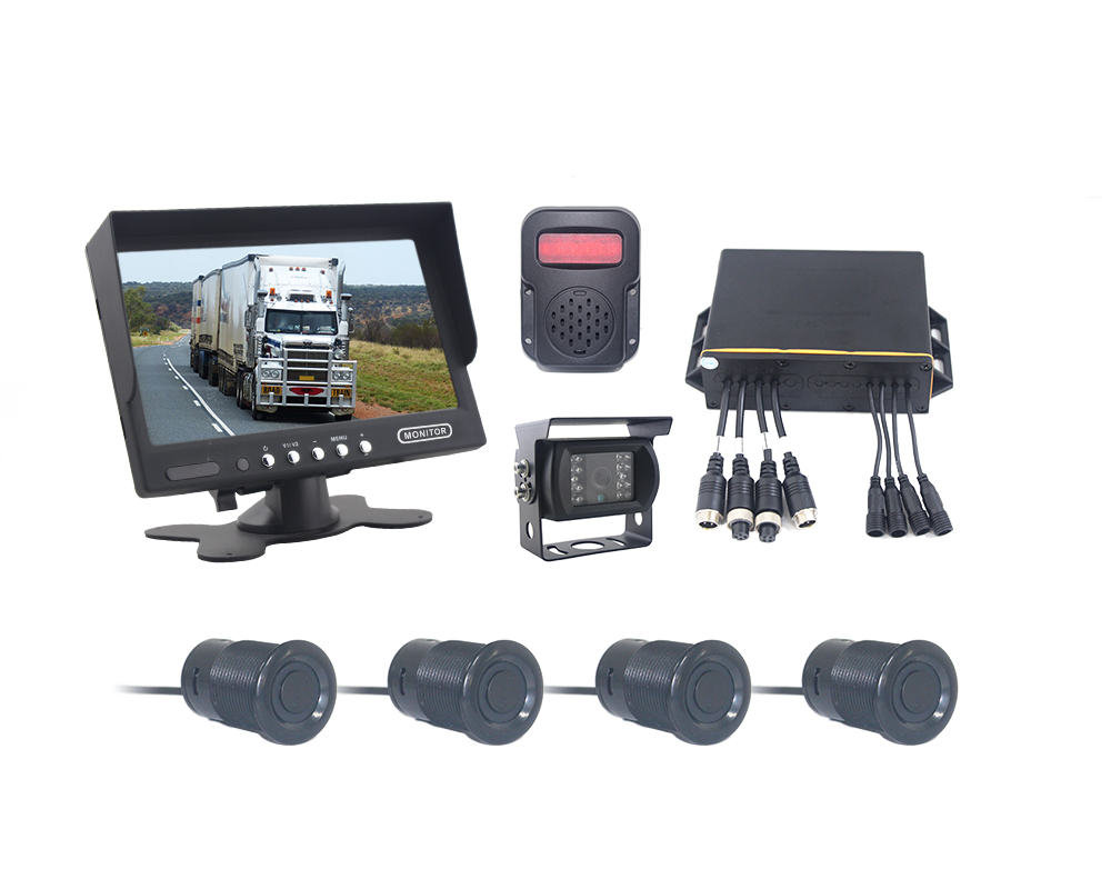 Vehicle Visual & Ultrasonic Parking Sensor System (Ultrasonic Parking Backup Sensor)