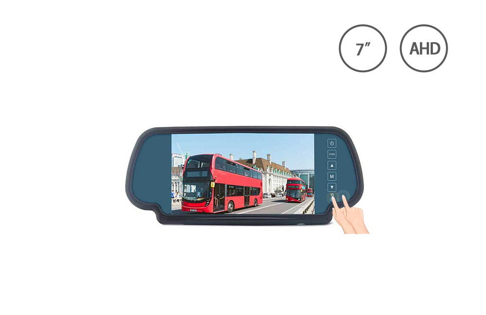 7 Inch HD Digital Vehicle Rear View Mirror Monitor